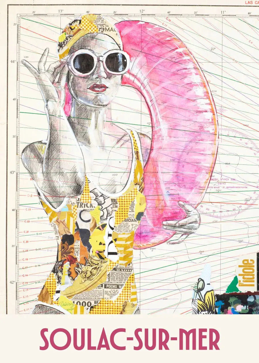 Affiche L’idole Soulac • Carte postale • Vincent Richeux