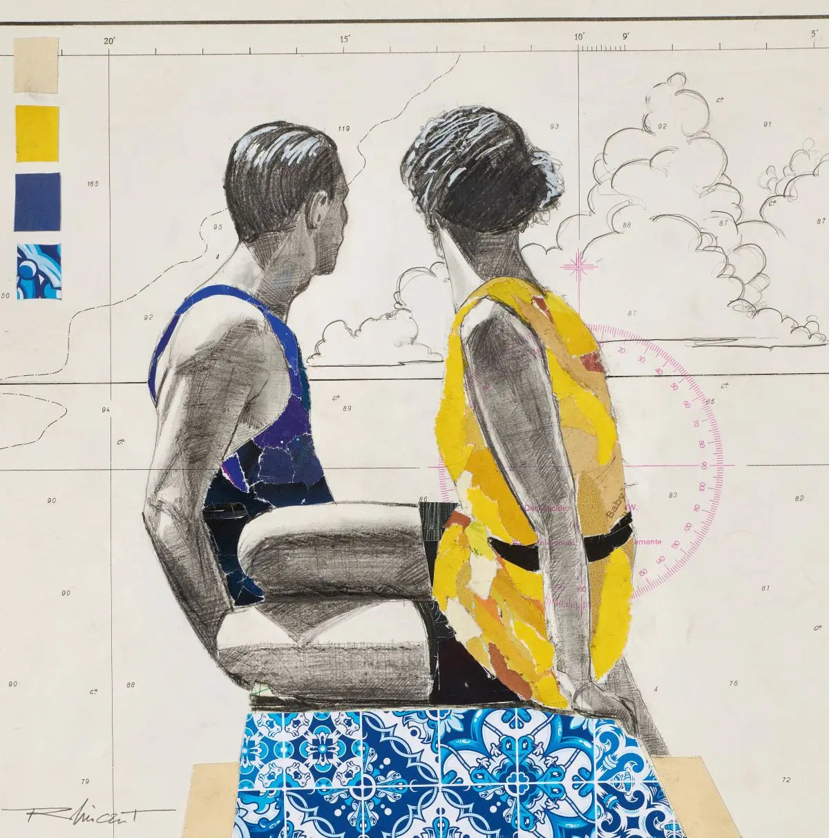 Amour Pantone • Papier Vergé Rives 320g • Vincent Richeux