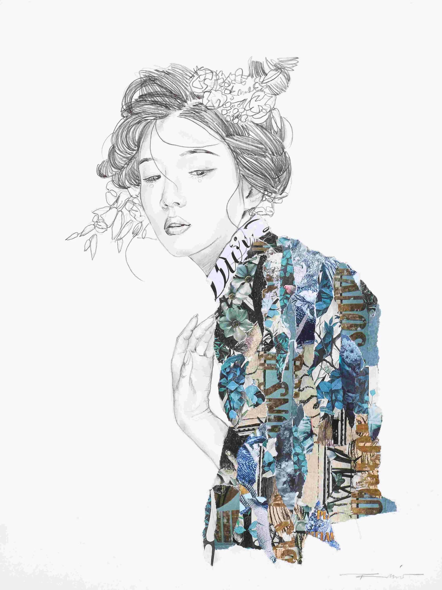 Misuki • Papier Vergé Rives 320g • Vincent Richeux