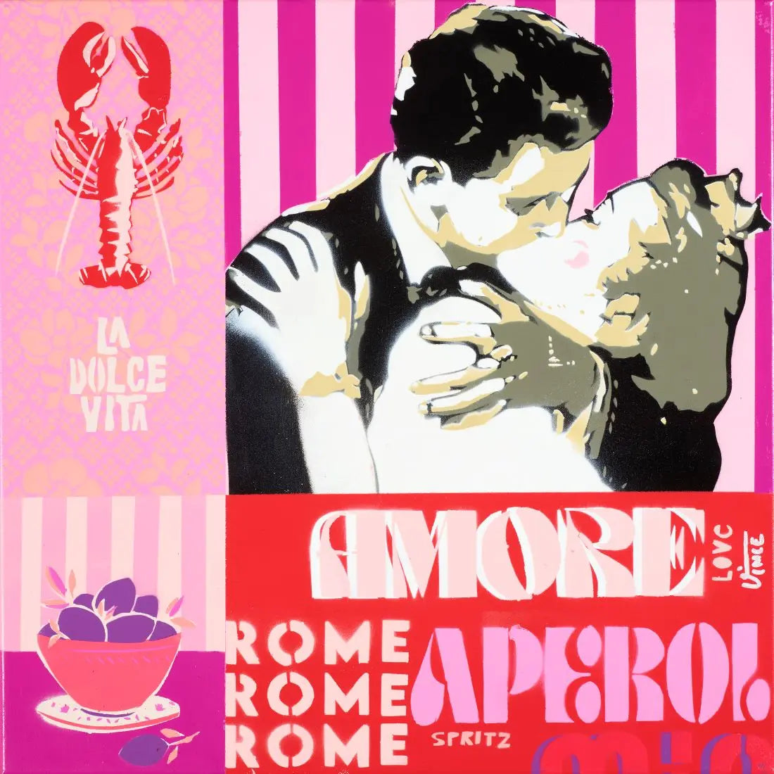 Rosa Amore • Papier Vergé Rives 320g • Vincent Richeux