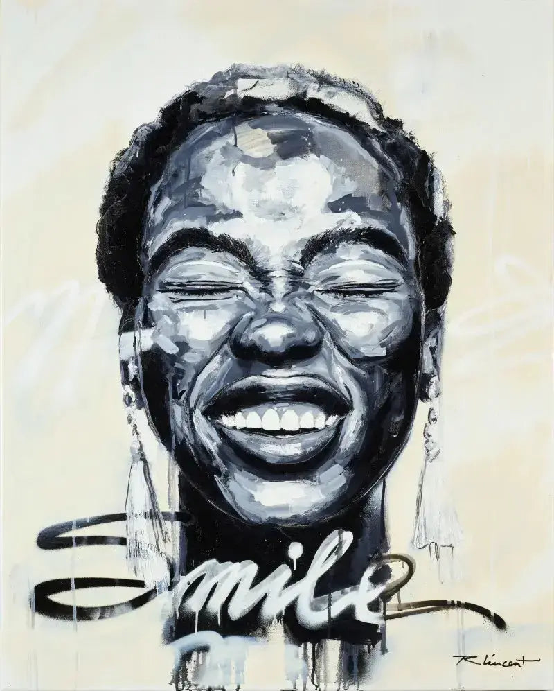 Smile • Papier Vergé Rives 320g • Vincent Richeux