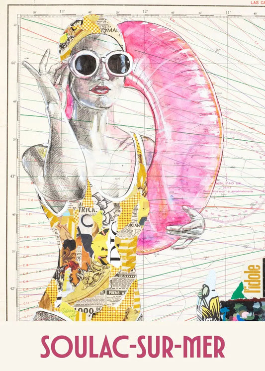 Affiche L’idole Soulac • Carte postale • Vincent Richeux