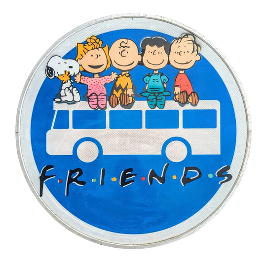 Bus Friends - Oeuvre Originale • Oeuvres Originales