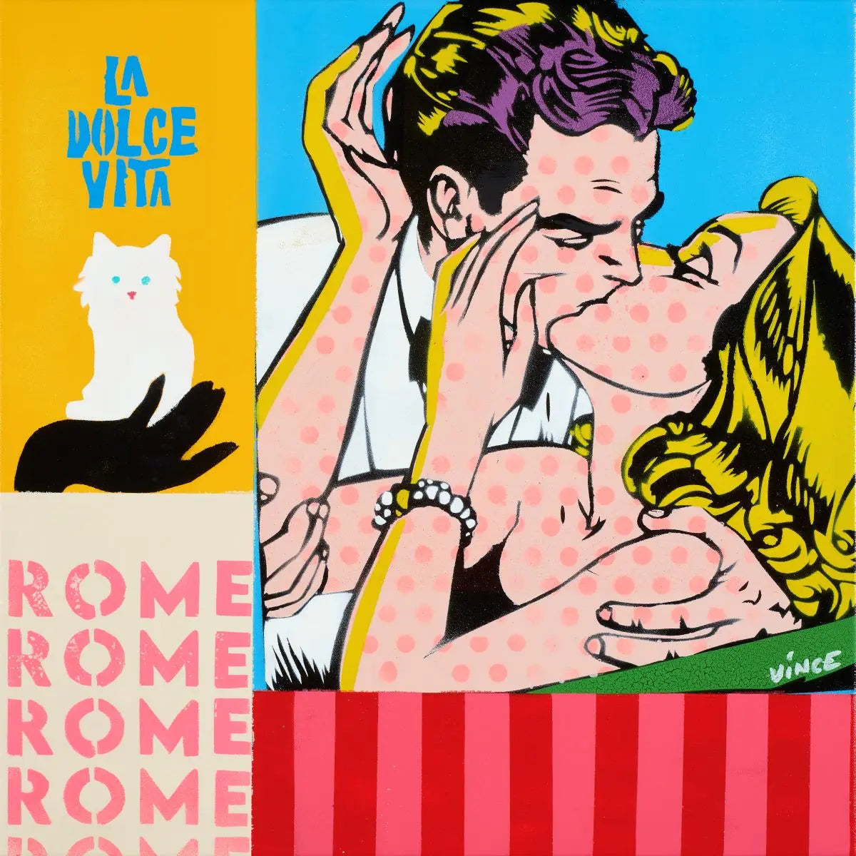 Gatto Bianco • Papier Vergé Rives 320g • Vincent Richeux