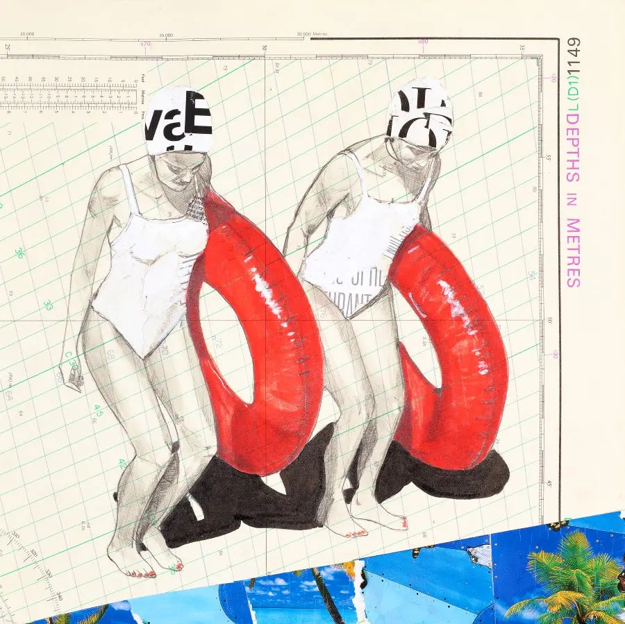 Les Bouées Rouges • Papier Vergé Rives 320g • Vincent