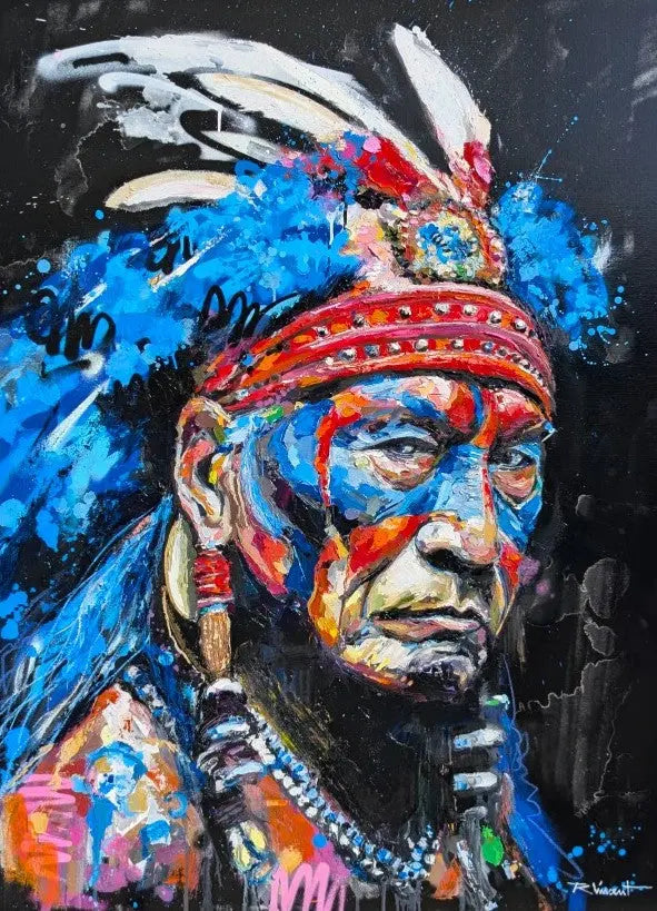 L’indien - Précommande • Papier Vergé Rives 320g • Vincent