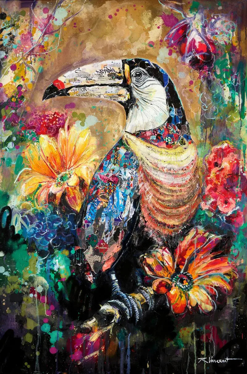 Toucan Kamon • Papier Vergé Rives 320g • Vincent Richeux