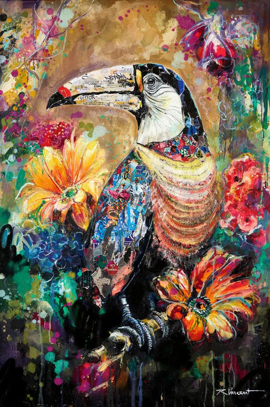 Toucan Kamon • Papier Vergé Rives 320g • Vincent Richeux